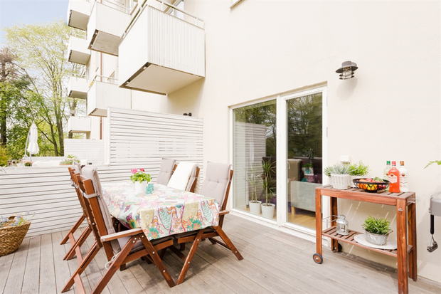 Фотография: Балкон, Терраса в стиле Современный, Скандинавский, Малогабаритная квартира, Квартира, Дома и квартиры – фото на INMYROOM