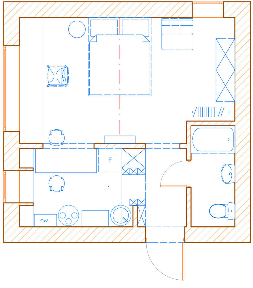 Фотография: Планировки в стиле , Эклектика, Квартира, Студия, Россия, Проект недели, Черный, Москва, Синий, Голубой, Герой InMyRoom, квартира дизайнера, Наталья Анахина, видео, Кирпичный дом, до 40 метров – фото на INMYROOM Фотография: Планировки в стиле , Эклектика, Квартира, Студия, Россия, Проект недели, Черный, Москва, Синий, Голубой, Герой InMyRoom, квартира дизайнера, Наталья Анахина, видео, Кирпичный дом, до 40 метров – фото на INMYROOM