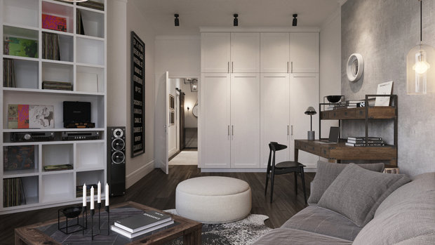 Фото из портфолио Дизайн квартиры в ЖК "Премьер Палас" – фотографии дизайна интерьеров на INMYROOM