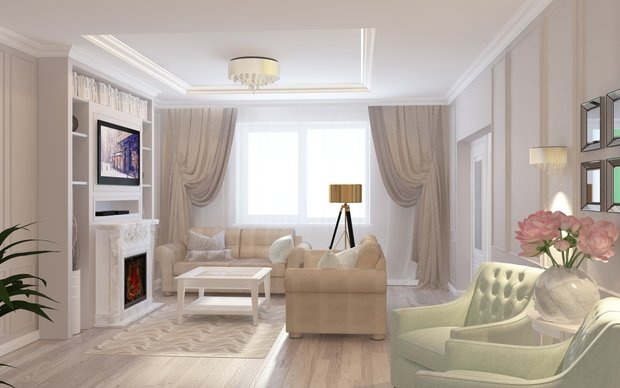 Фото из портфолио Дизайн проект коттеджа в Зубово – фотографии дизайна интерьеров на INMYROOM