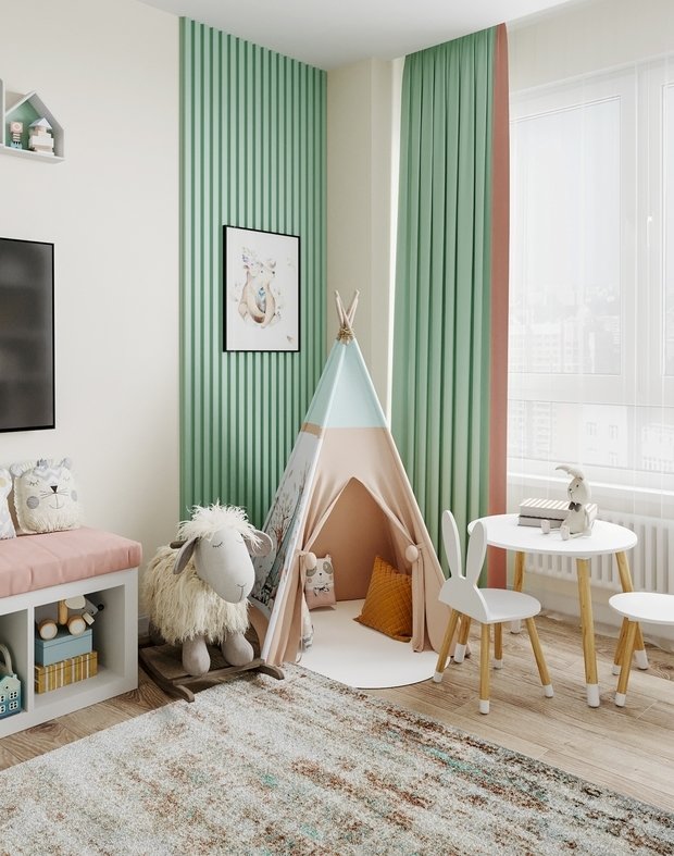 Фото из портфолио Детская "Леденцы" – фотографии дизайна интерьеров на INMYROOM