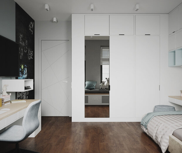 Фото из портфолио ЖК Вандер парк – фотографии дизайна интерьеров на INMYROOM