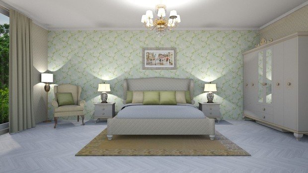 Фото из портфолио Спальня для клиента из США – фотографии дизайна интерьеров на INMYROOM