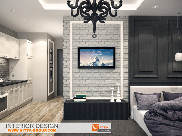 Фото из портфолио Moscow city – фотографии дизайна интерьеров на INMYROOM