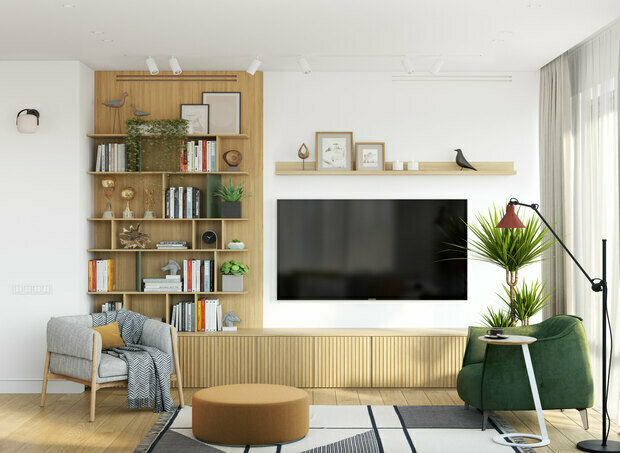 Фото из портфолио Дизайн интерьера четырехкомнатной квартиры в ЖК "I Love" – фотографии дизайна интерьеров на INMYROOM