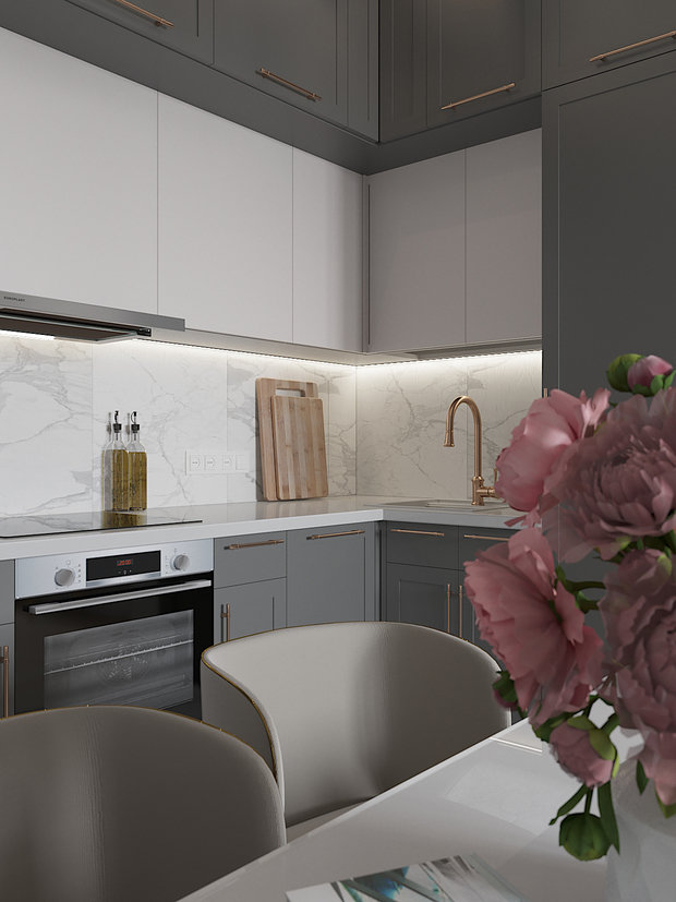 Фото из портфолио Квартира 45 м2. Простые истины – фотографии дизайна интерьеров на INMYROOM