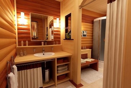 Санузел на загородной даче