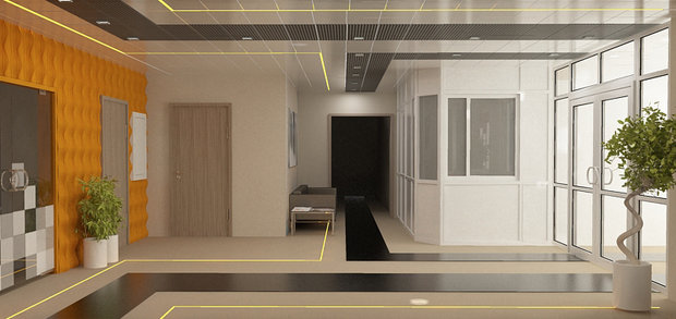 Фото из портфолио Фойе бизнес-центра – фотографии дизайна интерьеров на INMYROOM