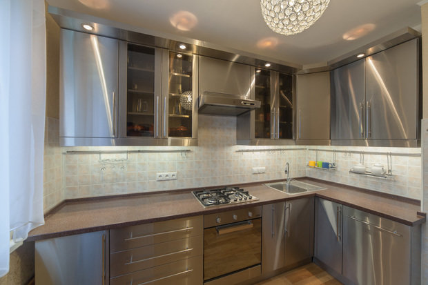 Фото из портфолио Кухни из нержавеющей стали INDOOR – фотографии дизайна интерьеров на INMYROOM