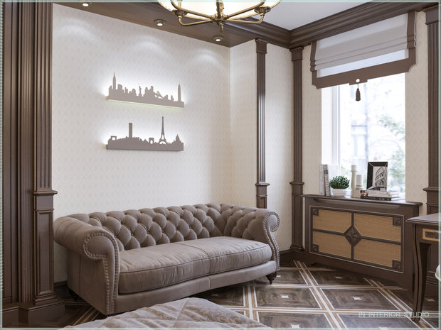 Фото из портфолио Русская Классика – фотографии дизайна интерьеров на INMYROOM