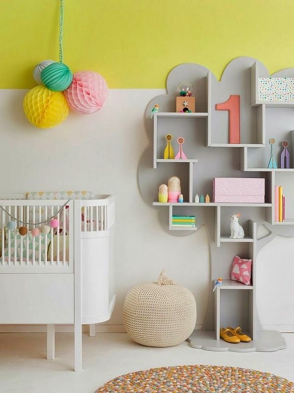 Фотография: Детская в стиле Скандинавский, Интерьер комнат, Библиотека – фото на INMYROOM