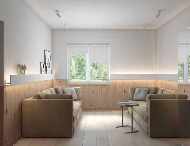 Фото из портфолио Загородный дом Истра – фотографии дизайна интерьеров на INMYROOM