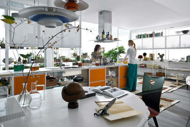 Фотография: Кухня и столовая в стиле Скандинавский, Современный, Хай-тек, Декор интерьера, Интерьер комнат, Цвет в интерьере, Белый, Проект недели, Тема месяца – фото на INMYROOM