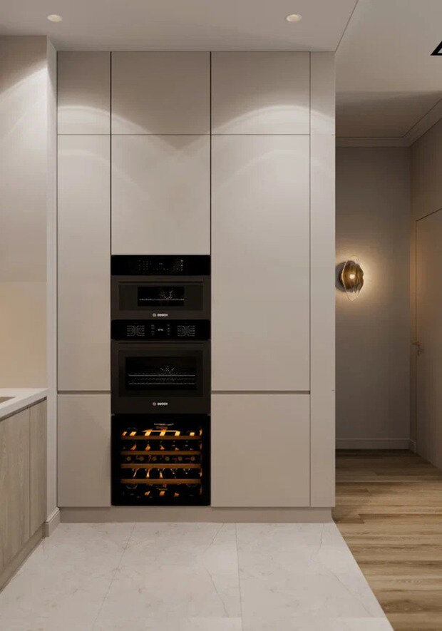 Фото из портфолио Дизайн интерьера квартиры в ЖК «Прайм Приморский» в стиле современной классики – фотографии дизайна интерьеров на INMYROOM