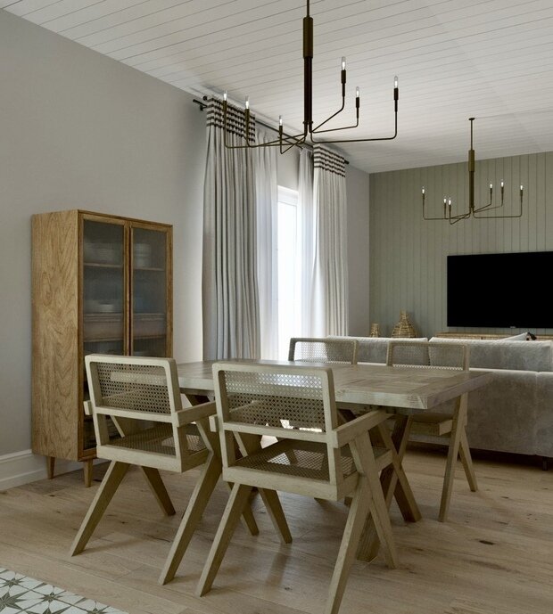Фотография: Кухня и столовая в стиле Скандинавский, Современный, Эклектика, Винтажный, Дом, Проект дня, Дача, Москва, Дом и дача, 4 и больше, Более 90 метров, Вера Шеверденок – фото на INMYROOM