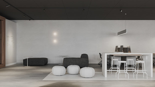Фото из портфолио Офис NISSAN – фотографии дизайна интерьеров на INMYROOM