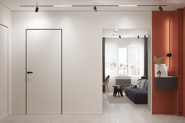 Фото из портфолио Современный интерьер в ЖК «Znak», Ижевск, 73 кв. м2 – фотографии дизайна интерьеров на INMYROOM