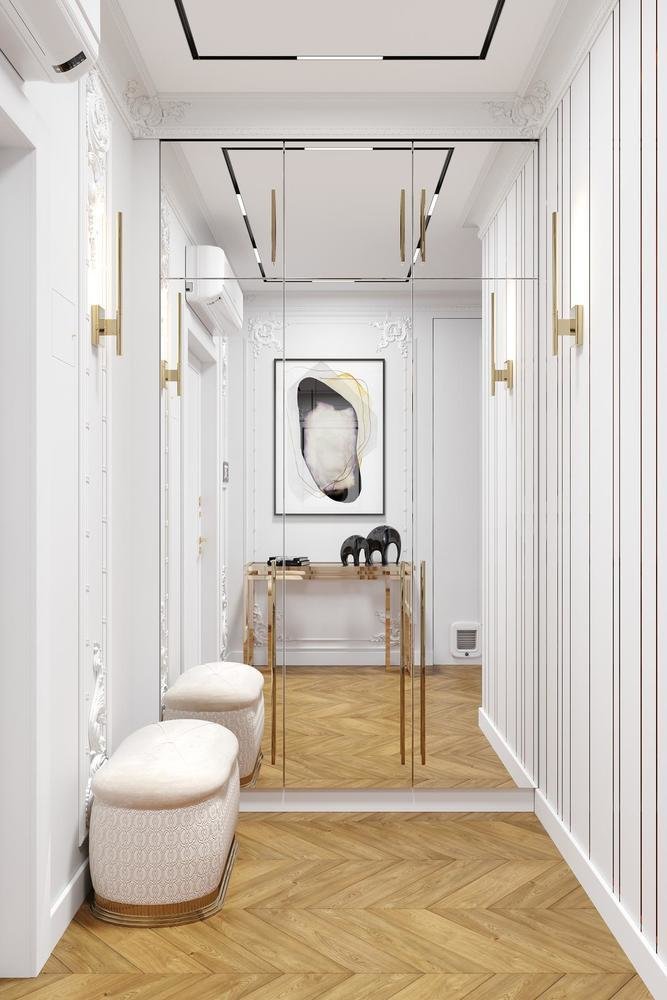 Фото из портфолио Воздушная современная классика в ЖК Матч Пойнт – фотографии дизайна интерьеров на INMYROOM Фото из портфолио Воздушная современная классика в ЖК Матч Пойнт – фотографии дизайна интерьеров на INMYROOM