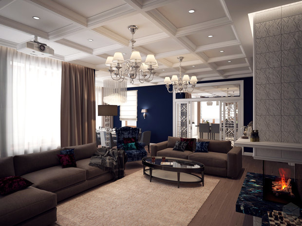 Фото из портфолио Дом в пос.Плодородный – фотографии дизайна интерьеров на InMyRoom.ru