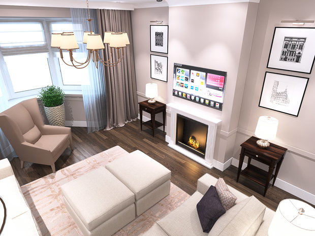 Фото из портфолио Частный дом 199м2 – фотографии дизайна интерьеров на INMYROOM