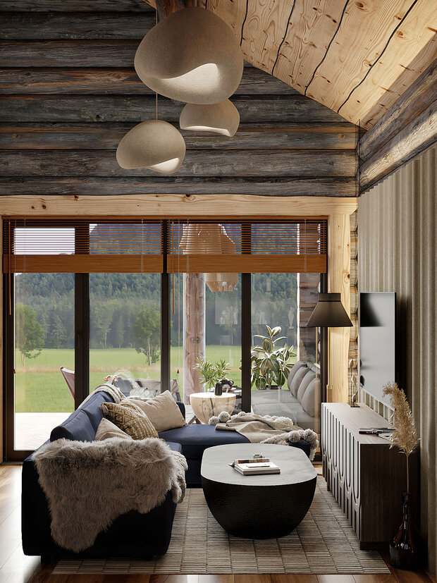 Фотография: Гостиная в стиле Лофт, Современный, Эклектика, Прованс и Кантри, Дом, Проект дня, Дом и дача, Юлия Чернова, 3 комнаты, Более 90 метров, Астрахань – фото на INMYROOM