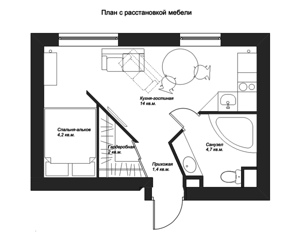 Фото из портфолио Женственная студия – фотографии дизайна интерьеров на INMYROOM