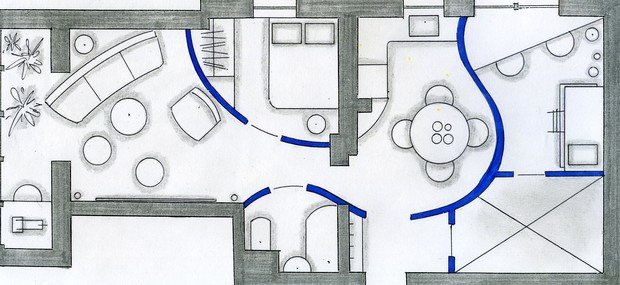 Фото из портфолио Мои перепланировки – фотографии дизайна интерьеров на INMYROOM