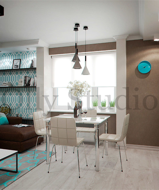 Фото из портфолио Гостиная в ЖК Саровский – фотографии дизайна интерьеров на INMYROOM