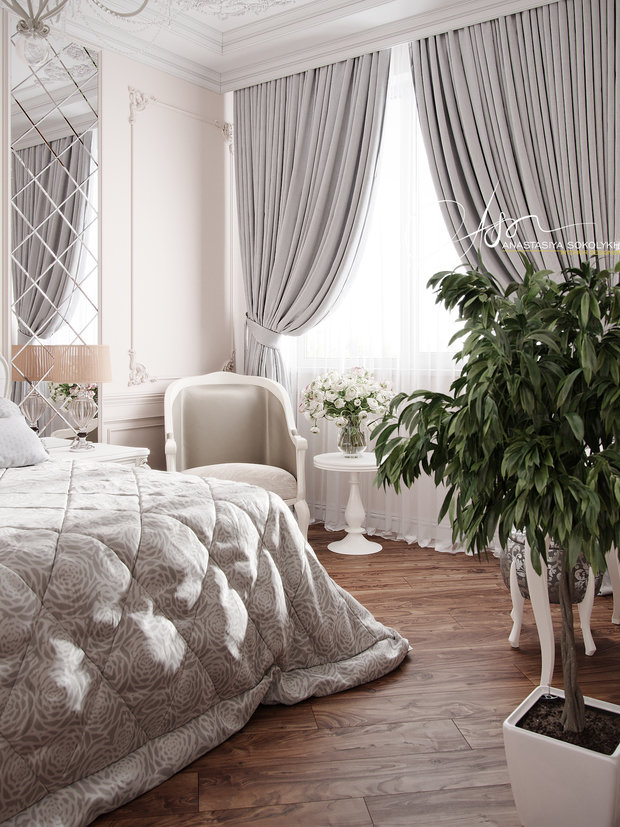 Фото из портфолио Спальня в Сколково – фотографии дизайна интерьеров на INMYROOM