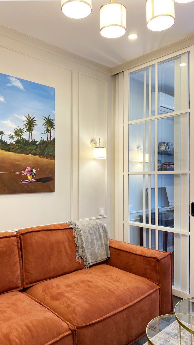 Фото из портфолио Проект и реализация двушки 70 кв.м. в ЖК на Академической – фотографии дизайна интерьеров на INMYROOM