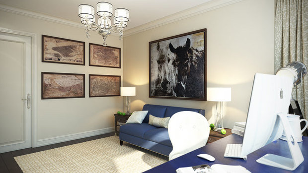 Фото из портфолио Интерьер учебной в стиле ар-деко, арт деко – фотографии дизайна интерьеров на INMYROOM