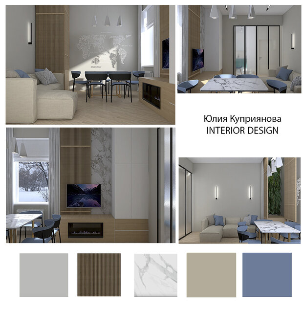 Фото из портфолио Дизайнер Интерьеров – фотографии дизайна интерьеров на INMYROOM