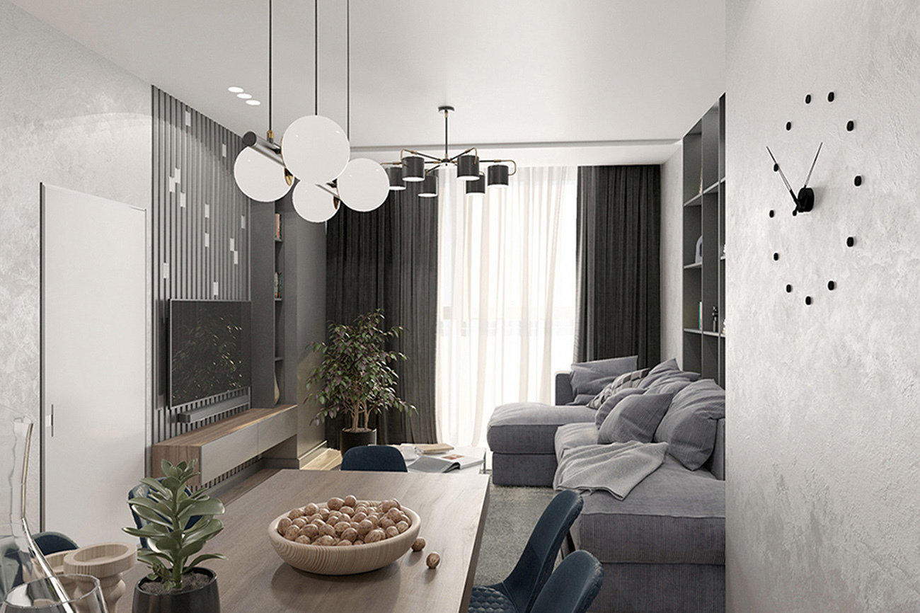 Фотография: Кухня и столовая в стиле Современный, Ванная, Гостиная, Детская, Спальня, Квартира, Проект недели, Серый, Коричневый, Более 90 метров, ПРЕМИЯ INMYROOM – фото на INMYROOM Фотография: Кухня и столовая в стиле Современный, Ванная, Гостиная, Детская, Спальня, Квартира, Проект недели, Серый, Коричневый, Более 90 метров, ПРЕМИЯ INMYROOM – фото на INMYROOM