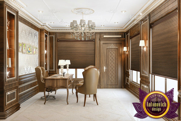 Фото из портфолио Home office design in classic style – фотографии дизайна интерьеров на INMYROOM
