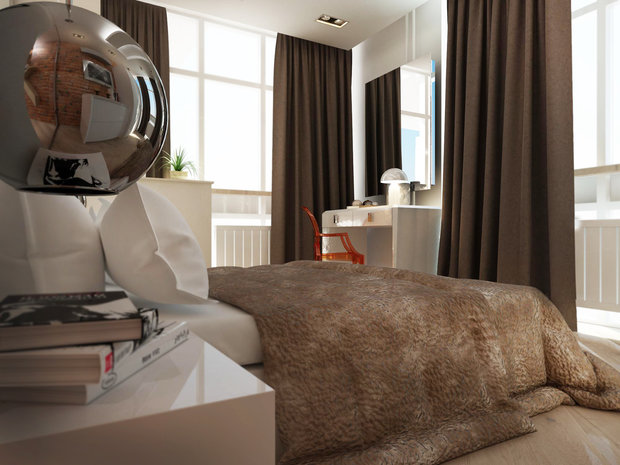 Фото из портфолио Обаятельная квартира в стиле лофт – фотографии дизайна интерьеров на INMYROOM