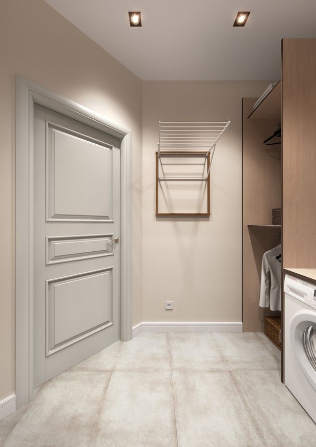 Фотография: Гардеробная в стиле Современный, Лофт, Россия, LUNITA, Белый, Проект недели, Черный, Красный, Серый, Санкт-Петербург, SLV, ИКЕА, Derufa, Cosmorelax, Elementum, Frotelli, Hangsgrohe, Donolux, Студия дизайна интерьера «Павел Полынов» – фото на INMYROOM