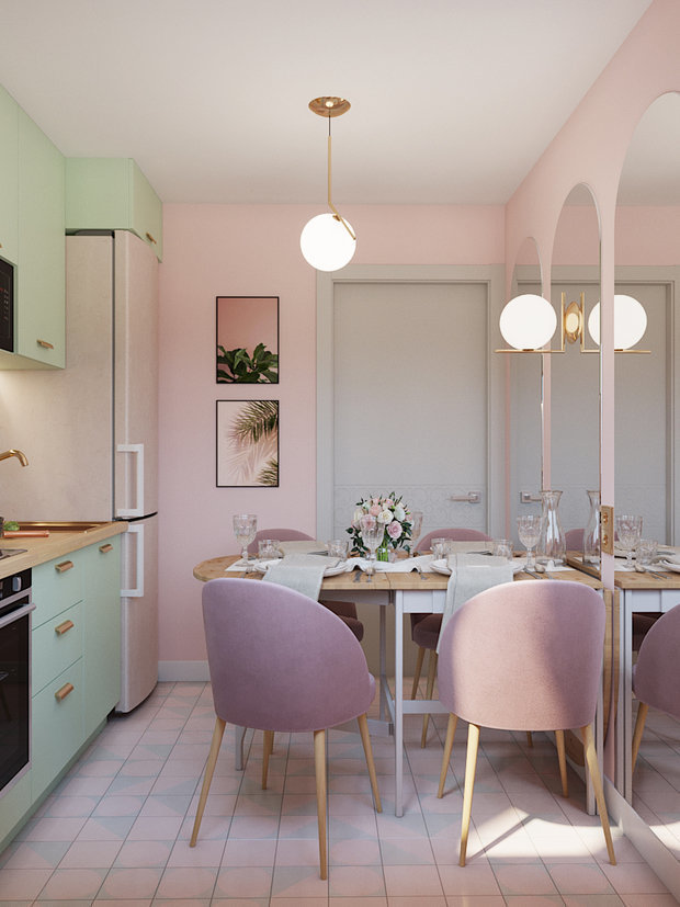 Фотография: Кухня и столовая в стиле Современный, Декор интерьера, Карта покупок, Надежда Каппер, Хрущевка – фото на INMYROOM