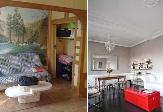 Фотография: в стиле , Малогабаритная квартира, Квартира, Дома и квартиры, Переделка, Париж – фото на INMYROOM