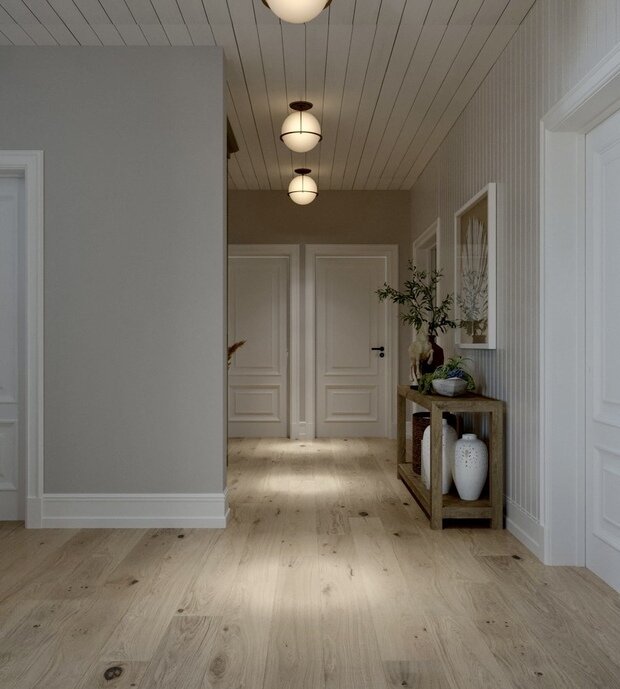 Фотография: Прихожая в стиле Скандинавский, Эклектика, Винтажный, Дом, Проект дня, Дача, Москва, Дом и дача, 4 и больше, Более 90 метров, Вера Шеверденок – фото на INMYROOM