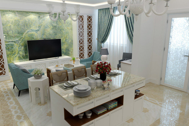 Фото из портфолио Частная квартира в ЖК"Триумф" – фотографии дизайна интерьеров на INMYROOM