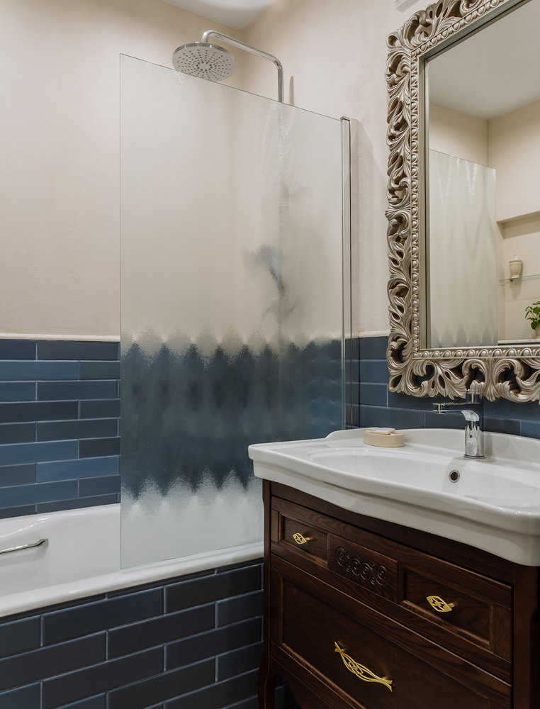 Фотография: Ванная в стиле Восточный, Эклектика, Квартира, Проект дня, Москва, 3 комнаты, 60-90 метров, Виолетта Голубева – фото на INMYROOM Фотография: Ванная в стиле Восточный, Эклектика, Квартира, Проект дня, Москва, 3 комнаты, 60-90 метров, Виолетта Голубева – фото на INMYROOM