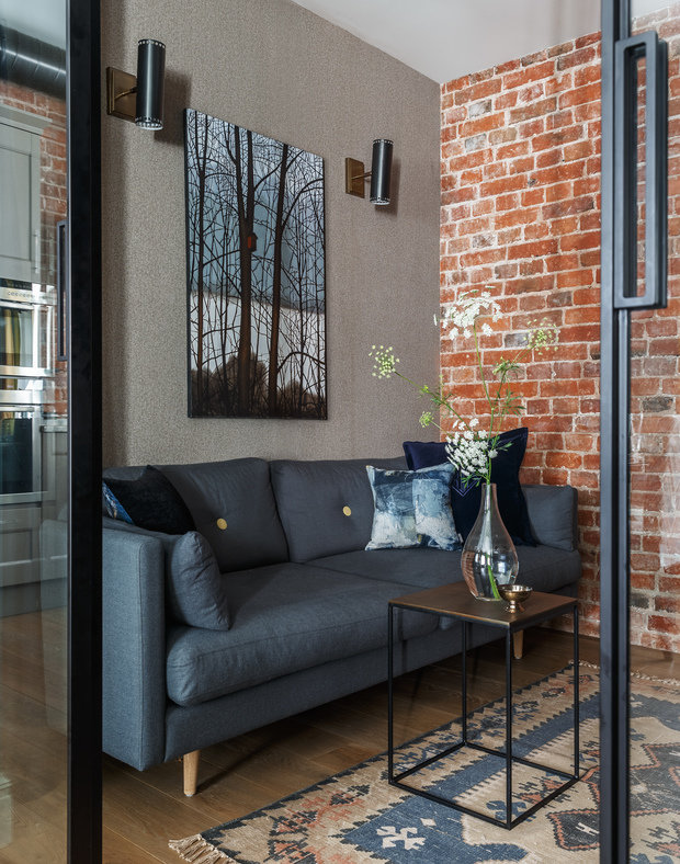 Фотография: Кабинет в стиле Лофт, Эклектика, Квартира, Проект недели, Москва, Сергей Красюк, Старый фонд, Кирпичный дом, 4 и больше, Более 90 метров, Мария Пилипенко – фото на INMYROOM