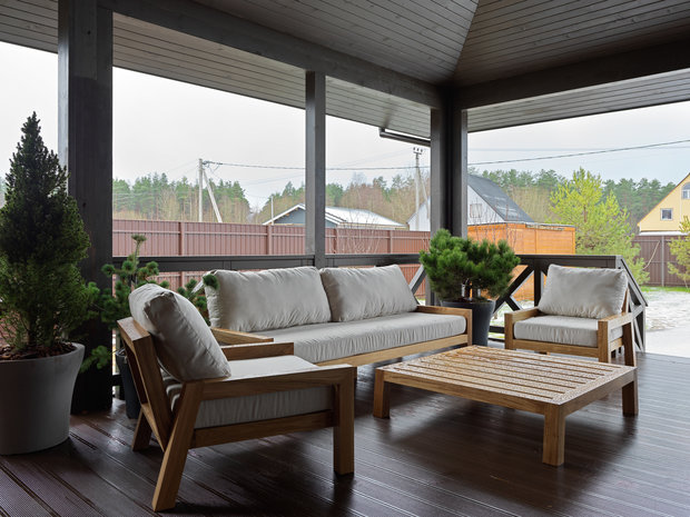 Фото из портфолио Проект загородного дома 260м² г. Павловск – фотографии дизайна интерьеров на INMYROOM