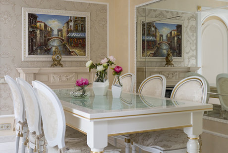 Элегантная квартира в светлых тонах