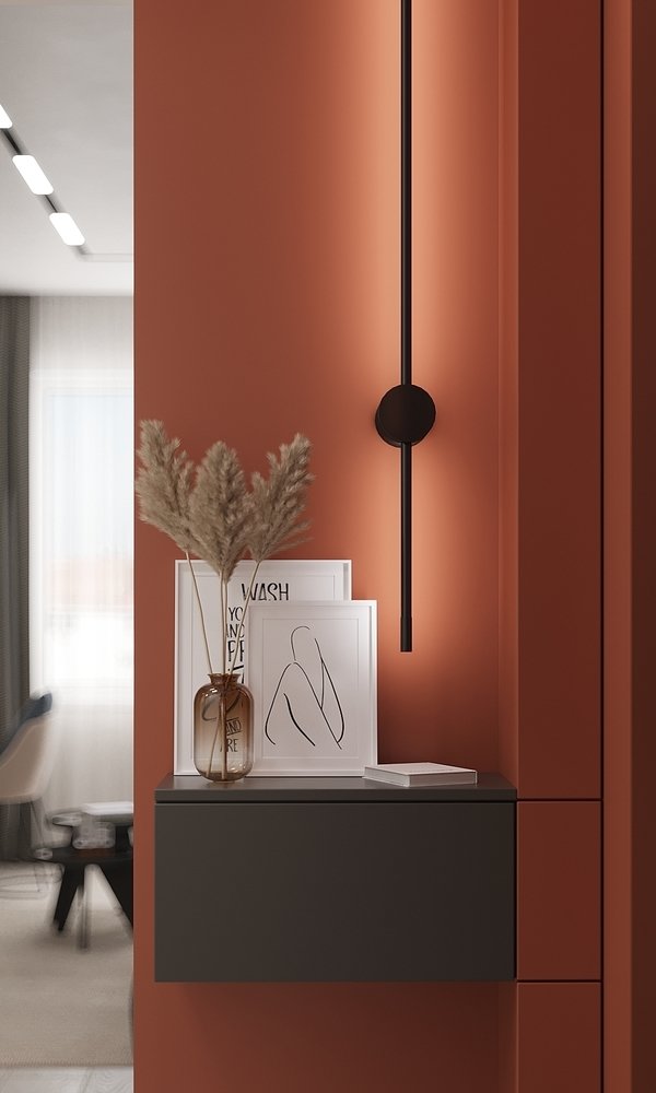 Фото из портфолио Современный интерьер в ЖК «Znak», Ижевск, 73 кв. м2 – фотографии дизайна интерьеров на INMYROOM Фото из портфолио Современный интерьер в ЖК «Znak», Ижевск, 73 кв. м2 – фотографии дизайна интерьеров на INMYROOM