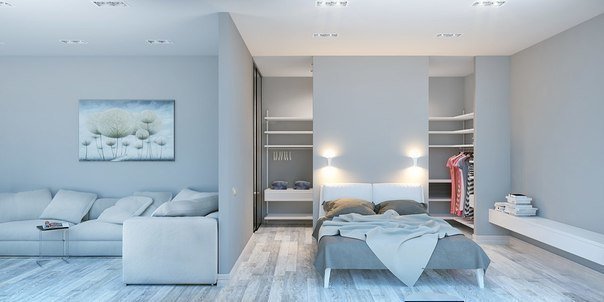 Фото из портфолио Минимализм для девушки – фотографии дизайна интерьеров на INMYROOM