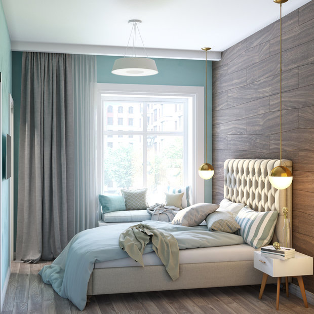 Фото из портфолио Мастер-спальня в ЖК Опалиха – фотографии дизайна интерьеров на INMYROOM