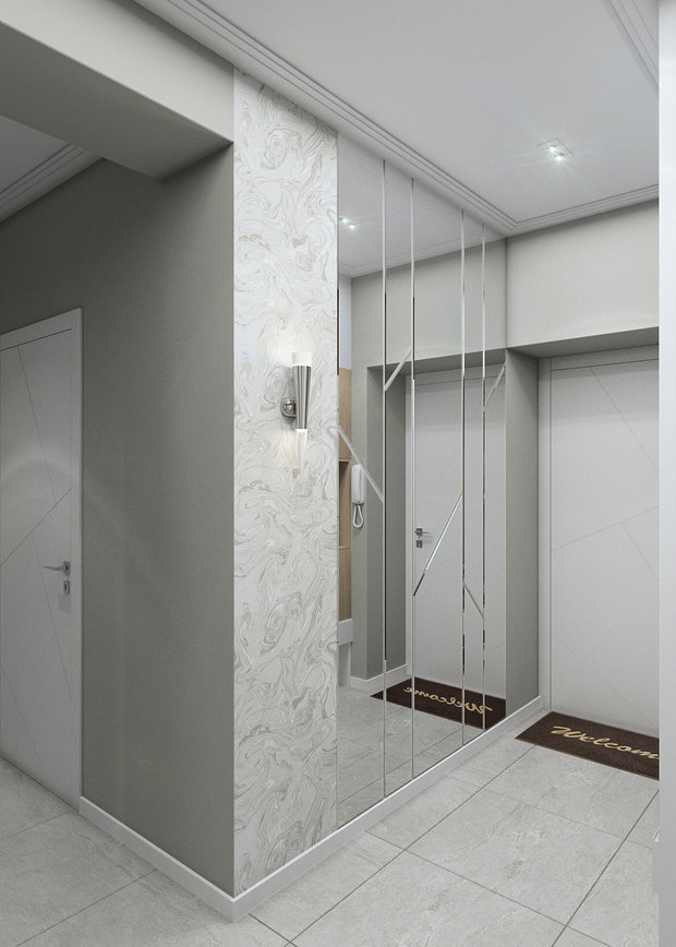 Фото из портфолио Квартира 83,4 м2 (2020) – фотографии дизайна интерьеров на INMYROOM