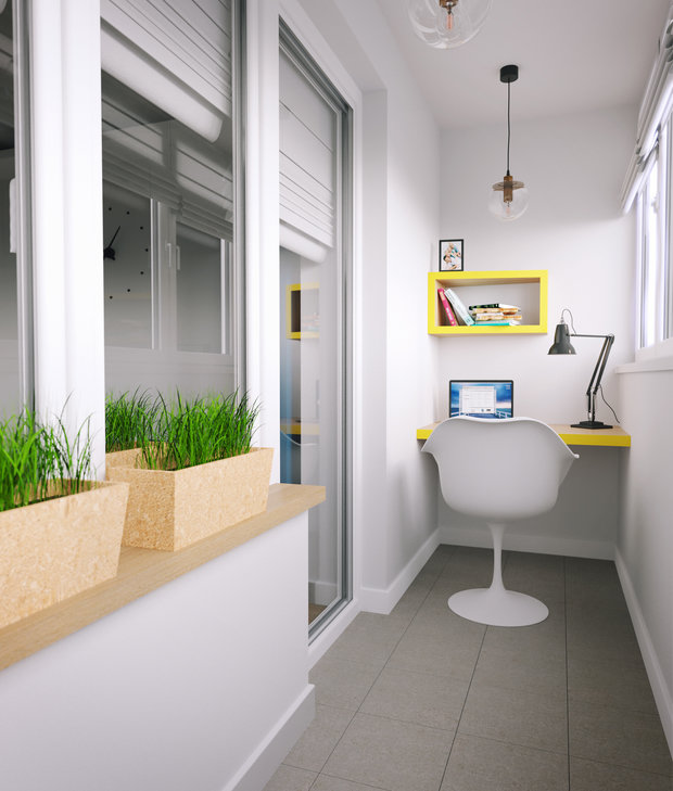 Фотография: Кабинет в стиле Скандинавский, Современный – фото на INMYROOM