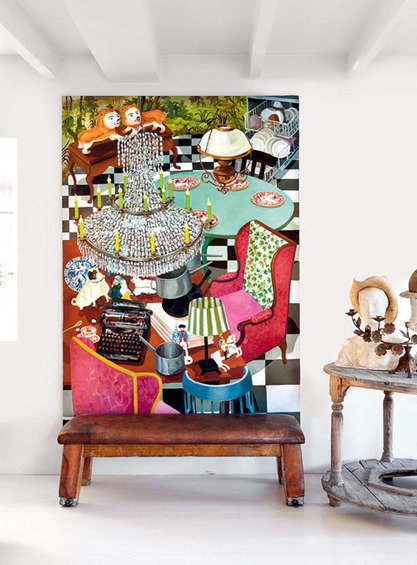 Фотография: Декор в стиле Прованс и Кантри, Прихожая, Декор интерьера, Дом, Цвет в интерьере, Дома и квартиры, Белый, Стены, Лестница – фото на INMYROOM